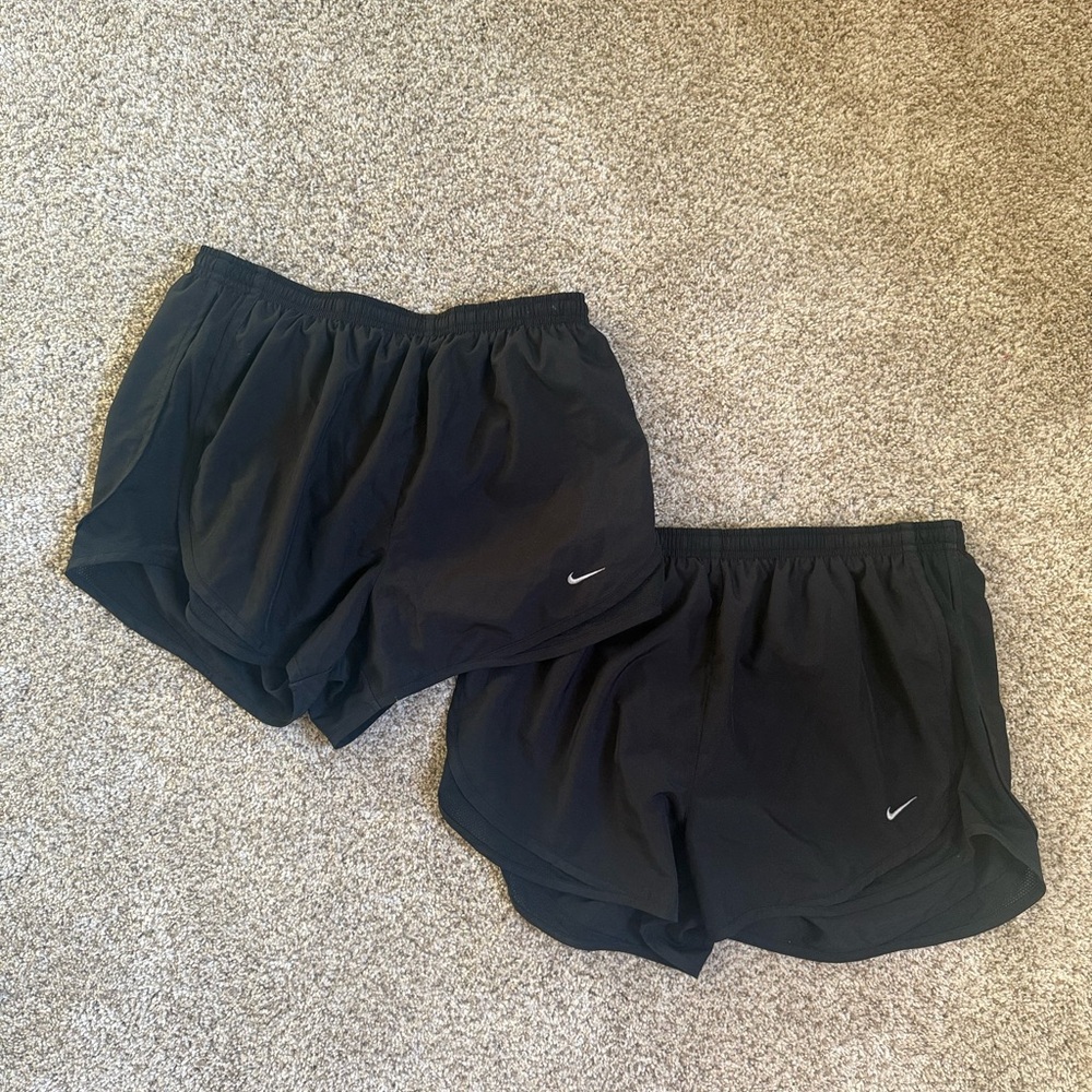 Nike Black Dri-Fit Running Shorts - Lot of 2